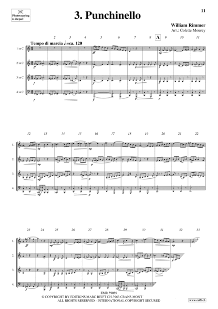 Woodwind Quartet Collection Volume 2 Woodwind Quartet scores gallery preview page 6