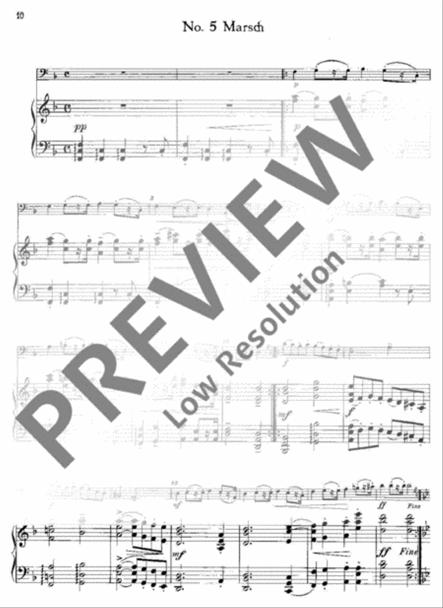 Ten Miniatures Cello scores gallery preview page 11
