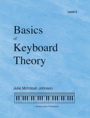Book cover for Basics of Keyboard Theory: Level V (intermediate)