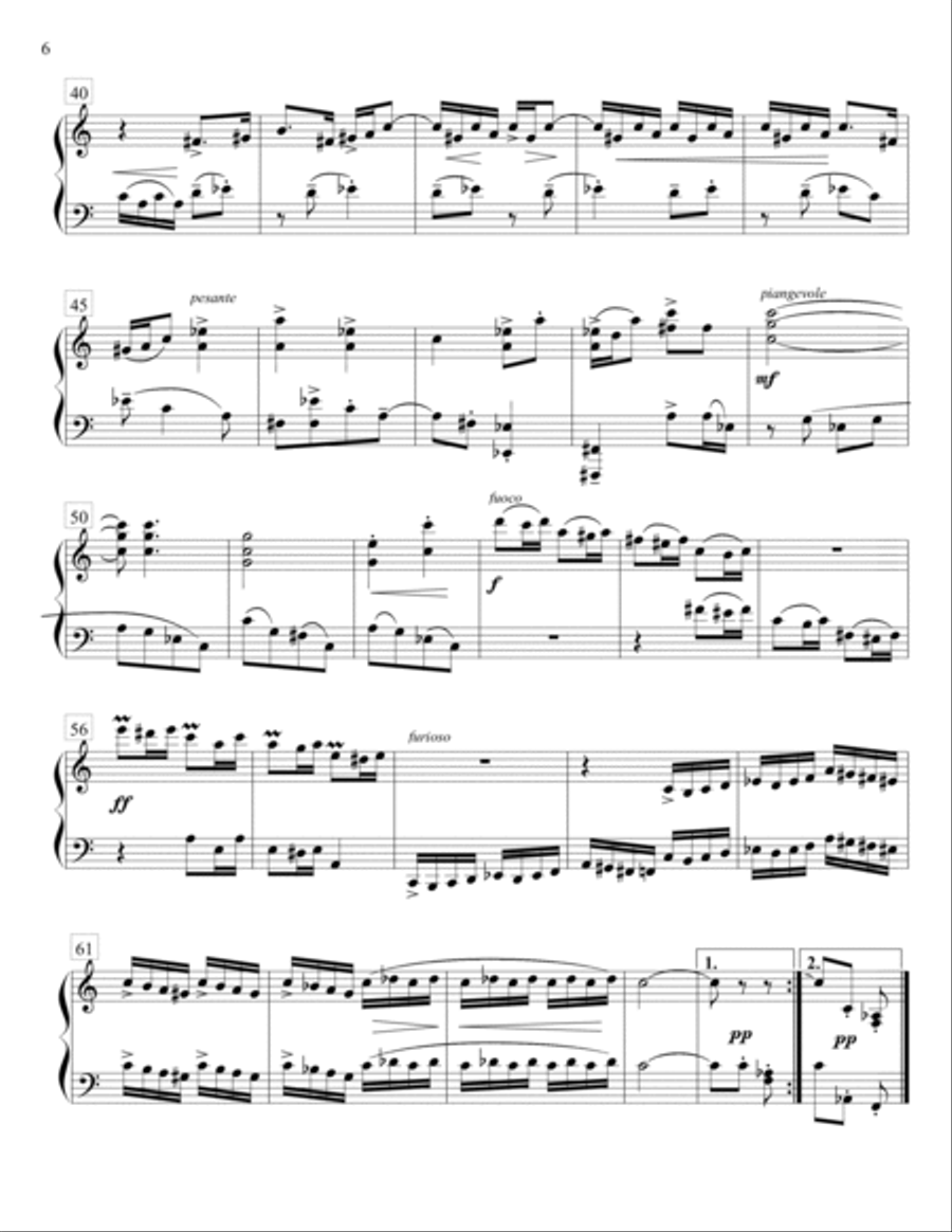 Octatonic Suite No. 1 for piano Piano Method scores gallery preview page 6