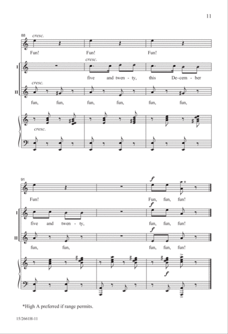 Fun, Fun, Fun! Fun, Fun, Fun! 2-Part scores gallery preview page 12