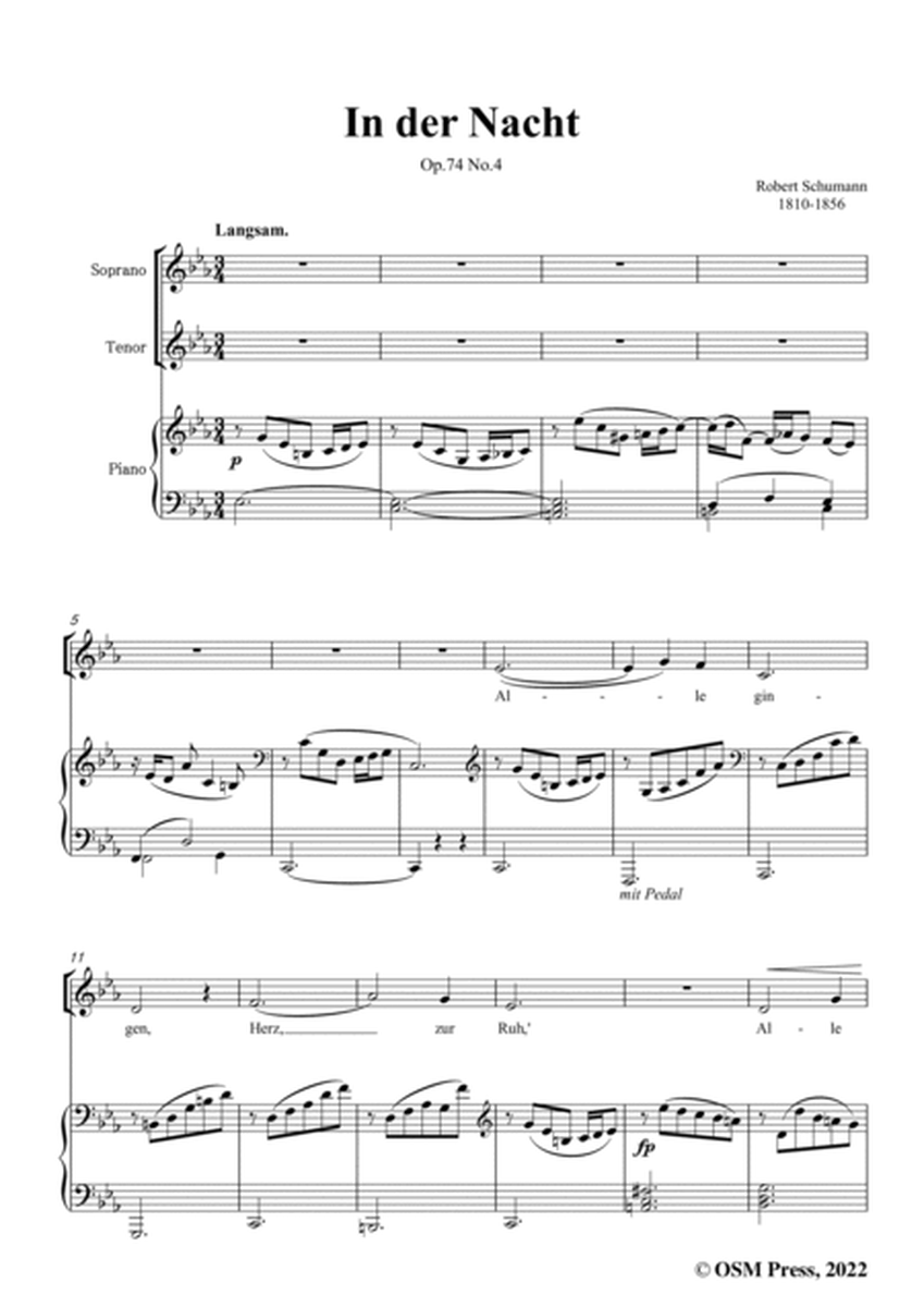 Schumann-In der Nacht,Op.74 No.4,in E flat Major image number null