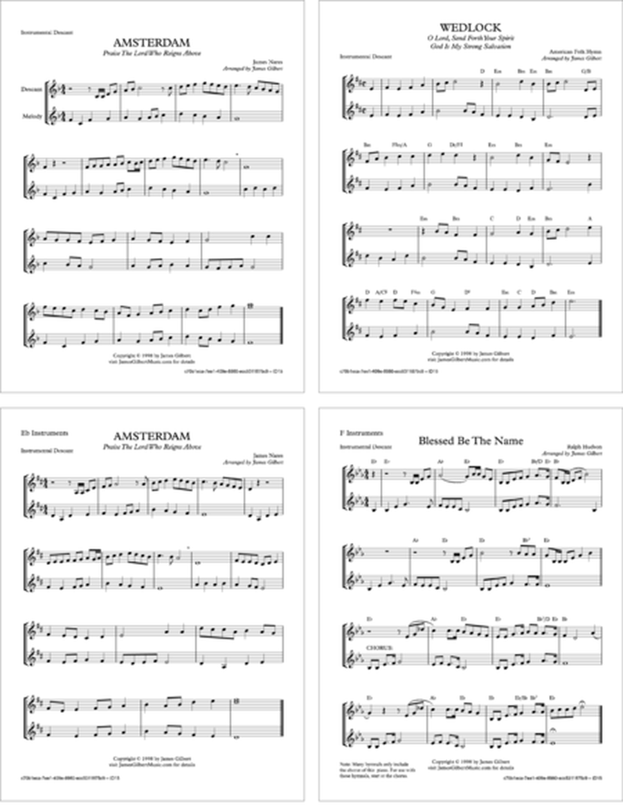 Instrumental Hymn Descants, Volume 1 (IDC01) image number null