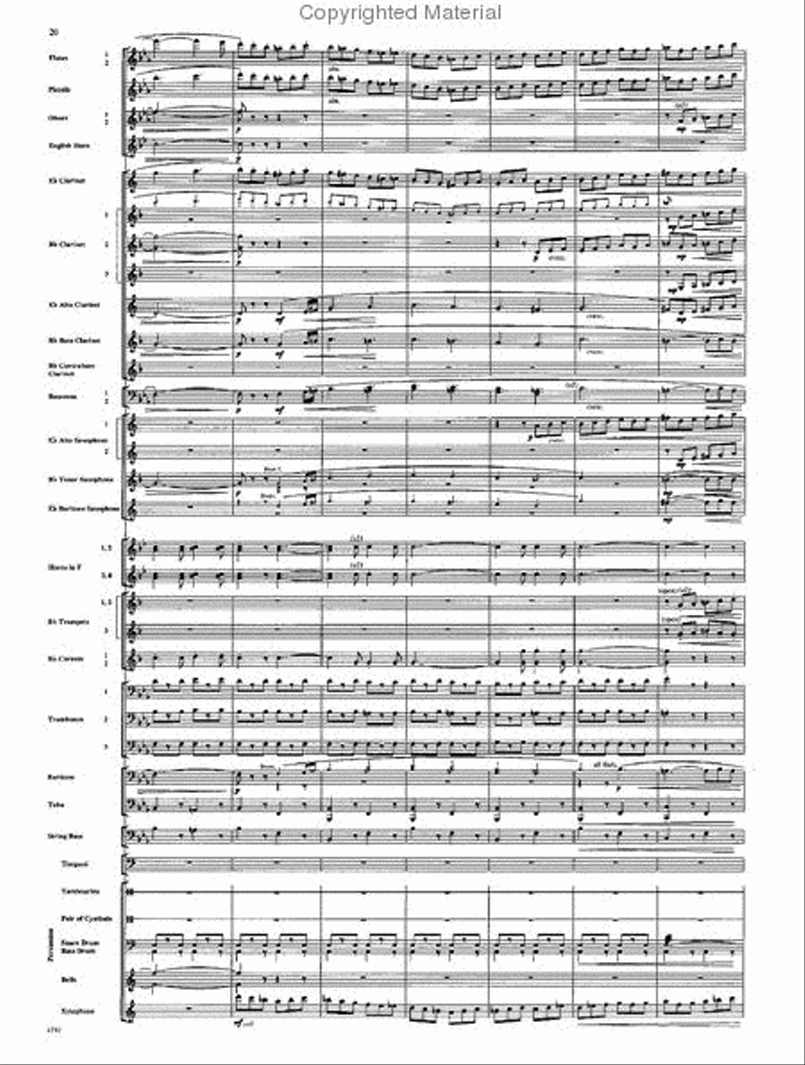 Funiculi, Funicula Concert Band scores gallery preview page 19
