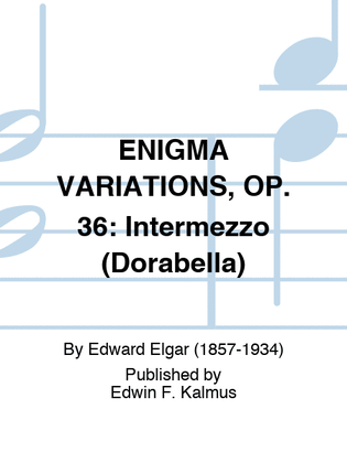 Book cover for ENIGMA VARIATIONS, OP. 36: Intermezzo (Dorabella)