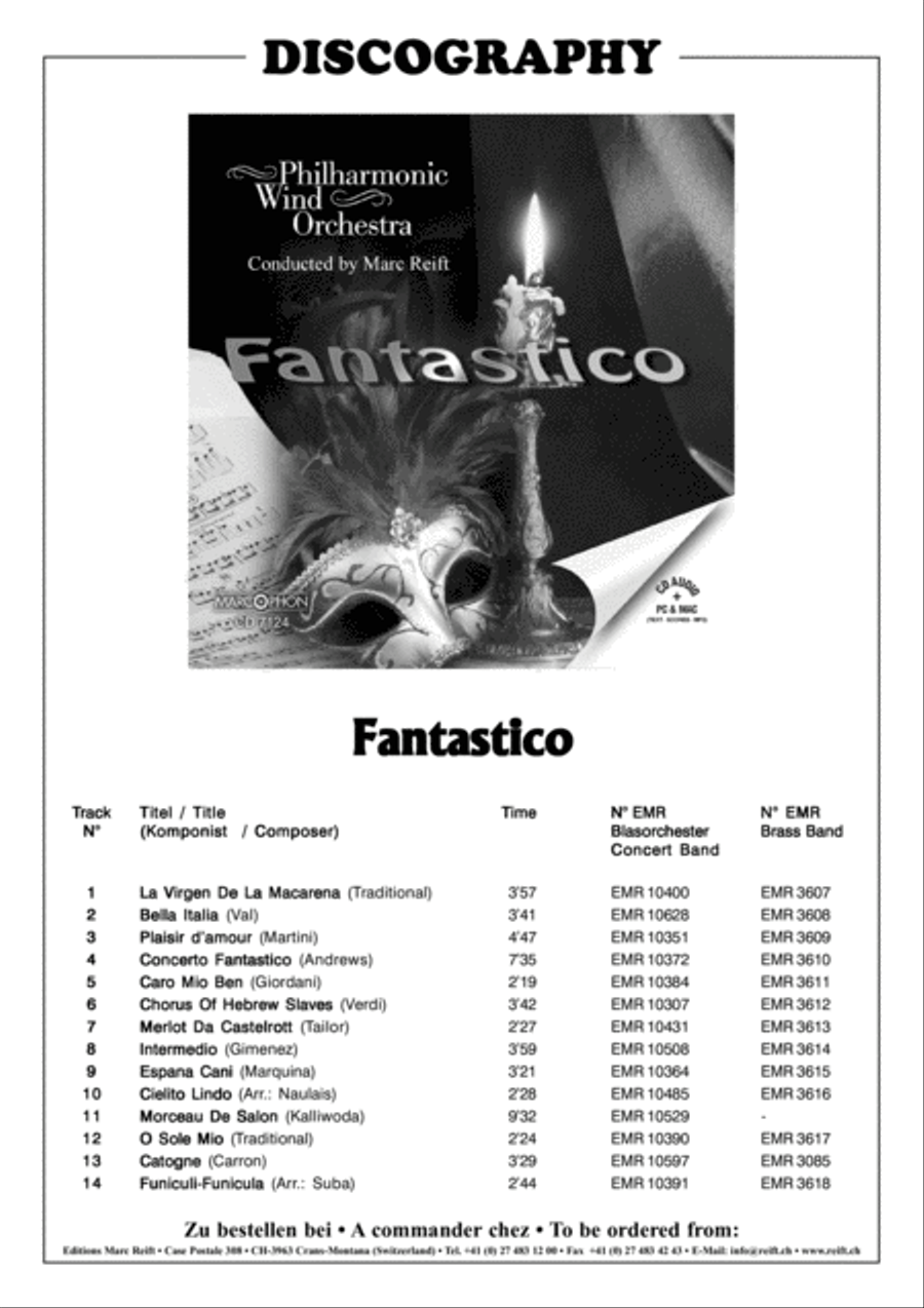 Bella Italia Bella Italia Concert Band scores gallery preview page 3