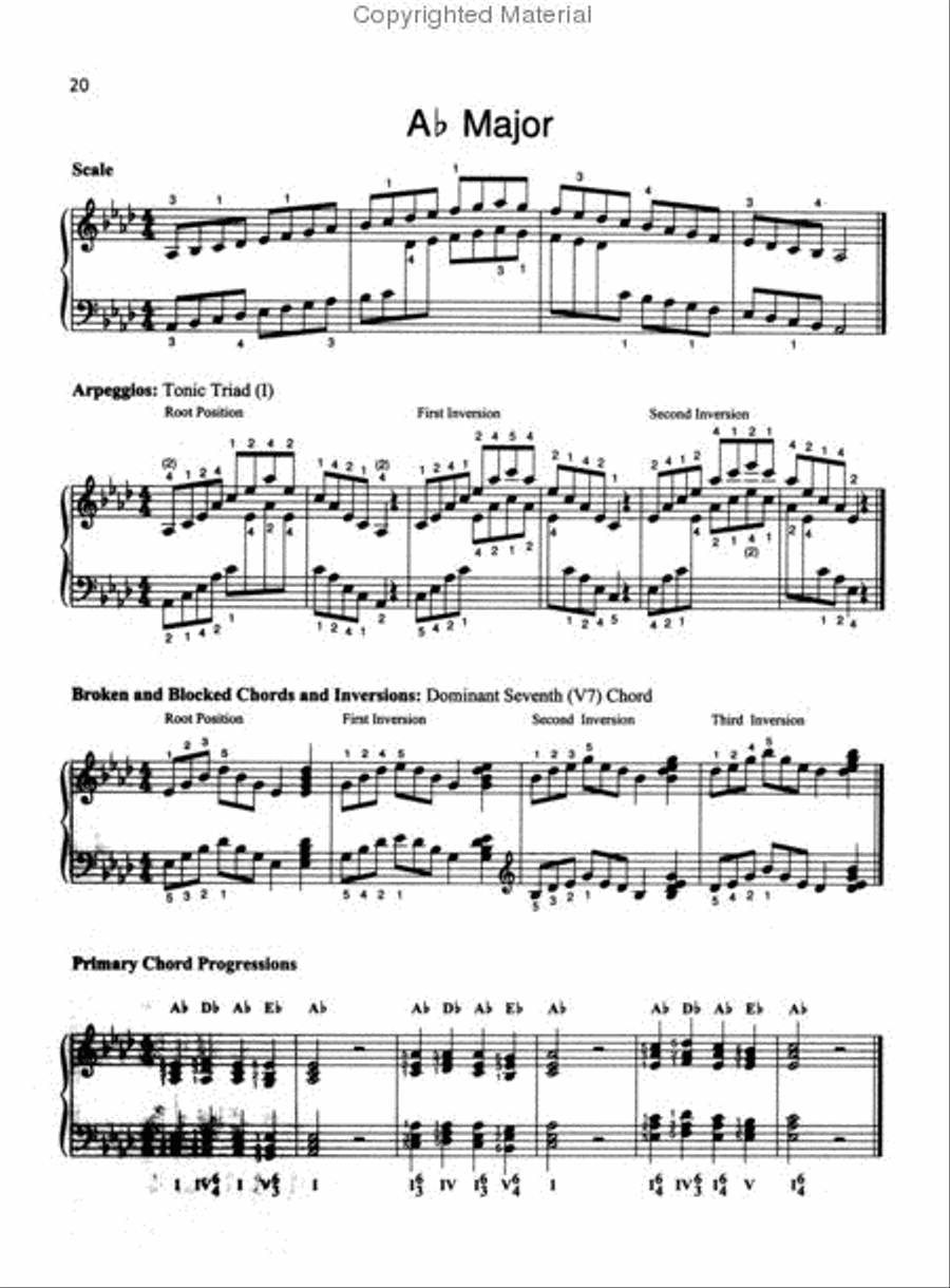 Scale Skills, Level 6 Piano Method scores gallery preview page 3