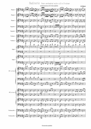 Badinerie from orchestral suite n.2 in B minor
