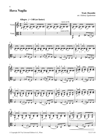 Violin and Viola and More by Aleksey Igudesman String Duet - Sheet Music