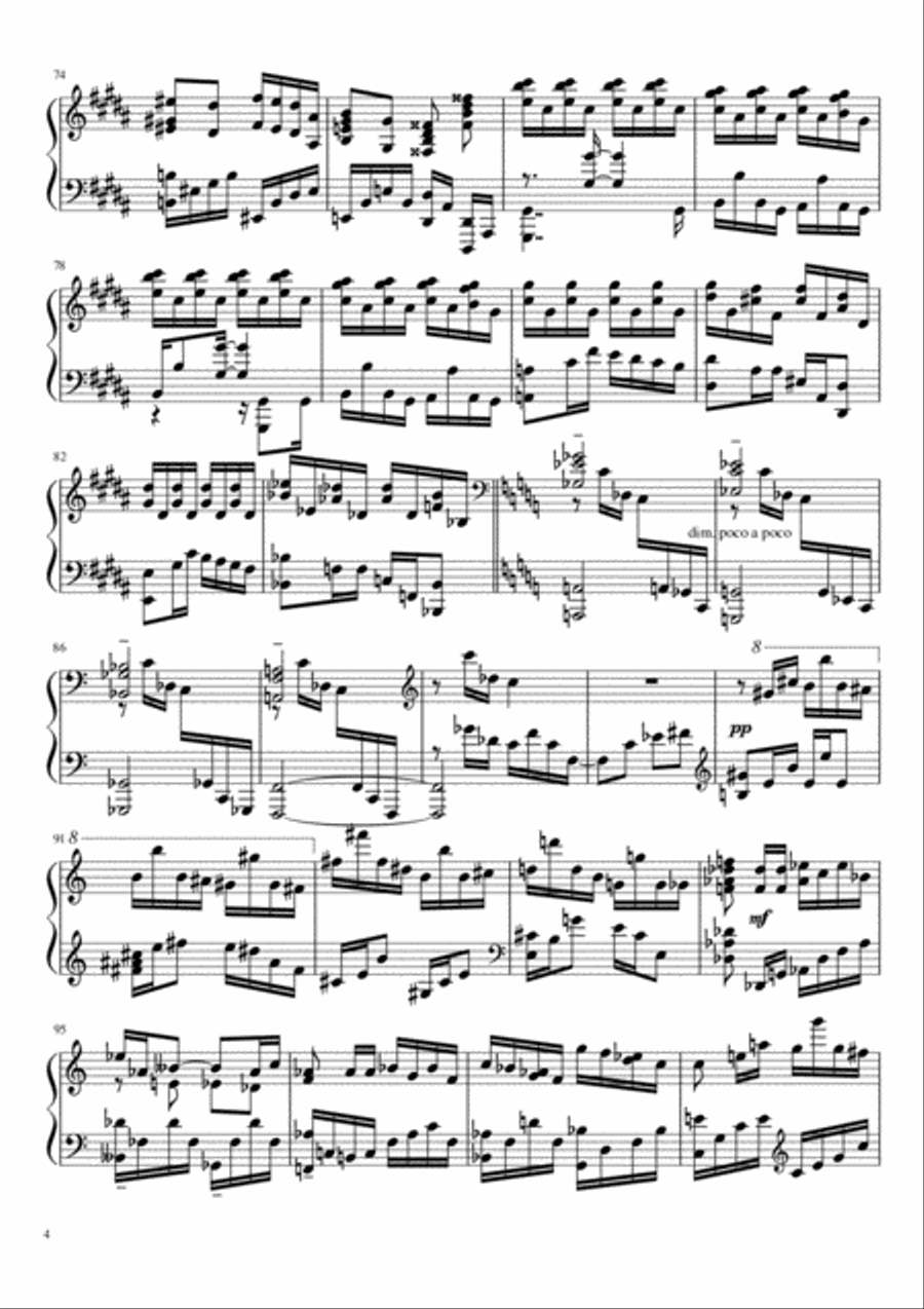Legend №6 Legend №6 Piano Solo scores gallery preview page 4
