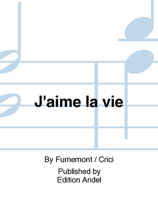 Book cover for J'aime la vie