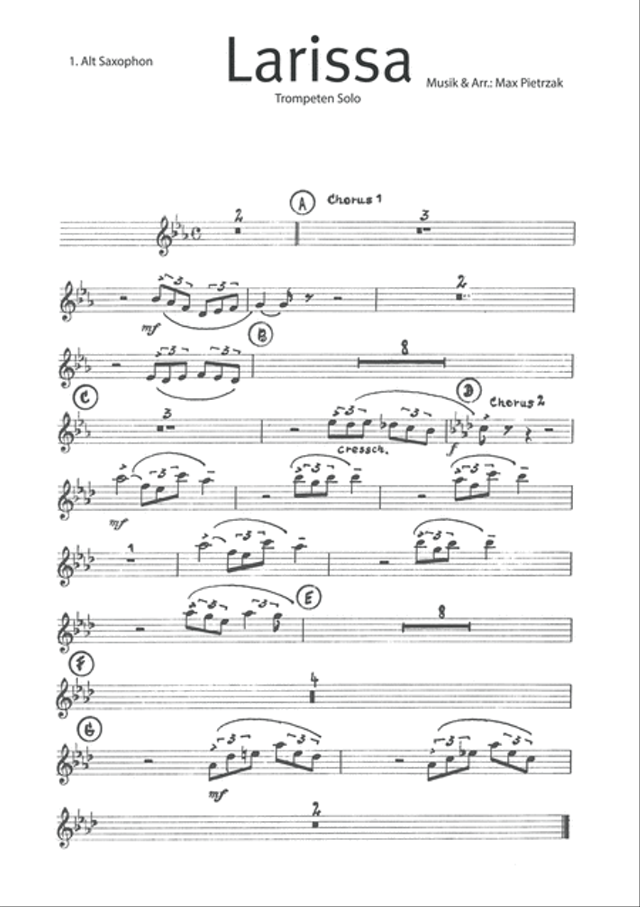 Larissa Larissa Saxophone scores gallery preview page 4