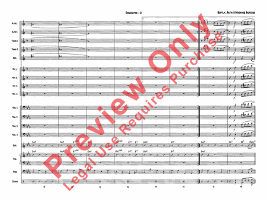 Softly, As in a Morning Sunrise Jazz Ensemble scores gallery preview page 8