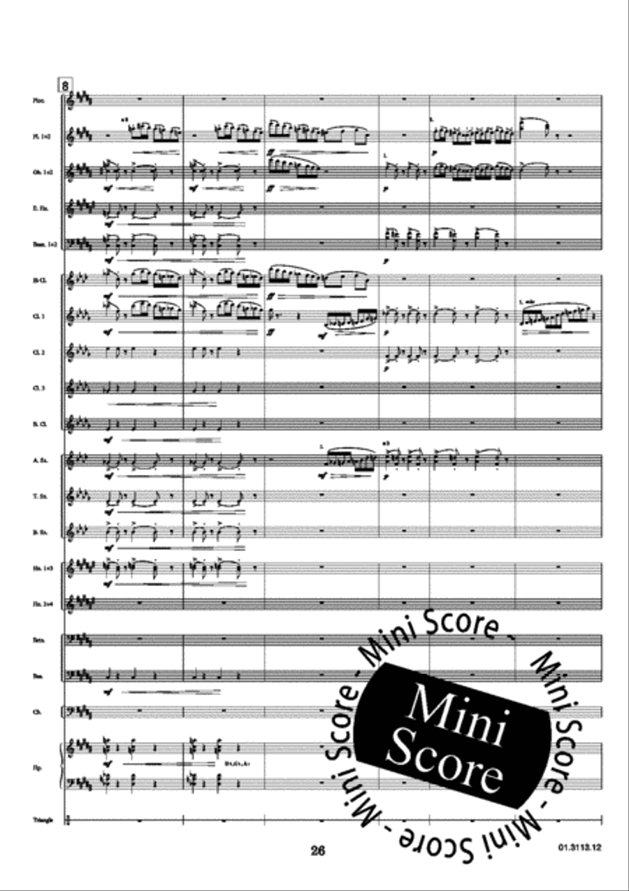 Pictures at an Exhibition Concert Band scores gallery preview page 30