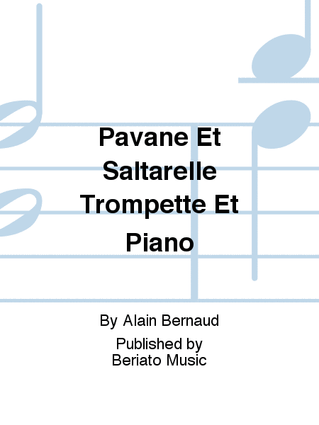 Pavane Et Saltarelle Trompette Et Piano