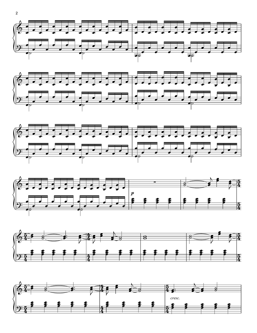 Rathlin From A Distance Piano Solo scores gallery preview page 2
