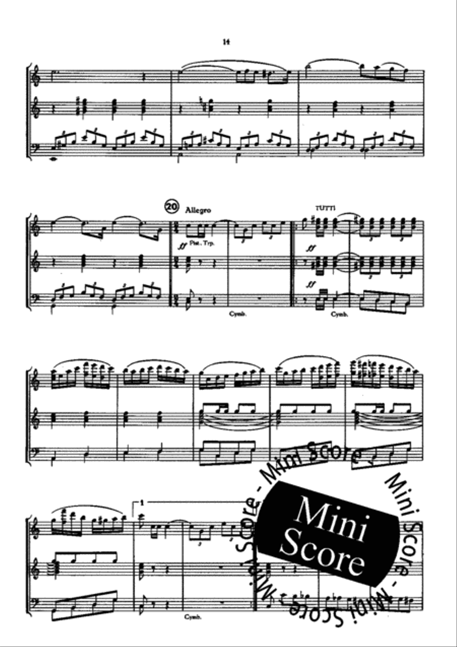 Ouverture de Concert Concert Band scores gallery preview page 17