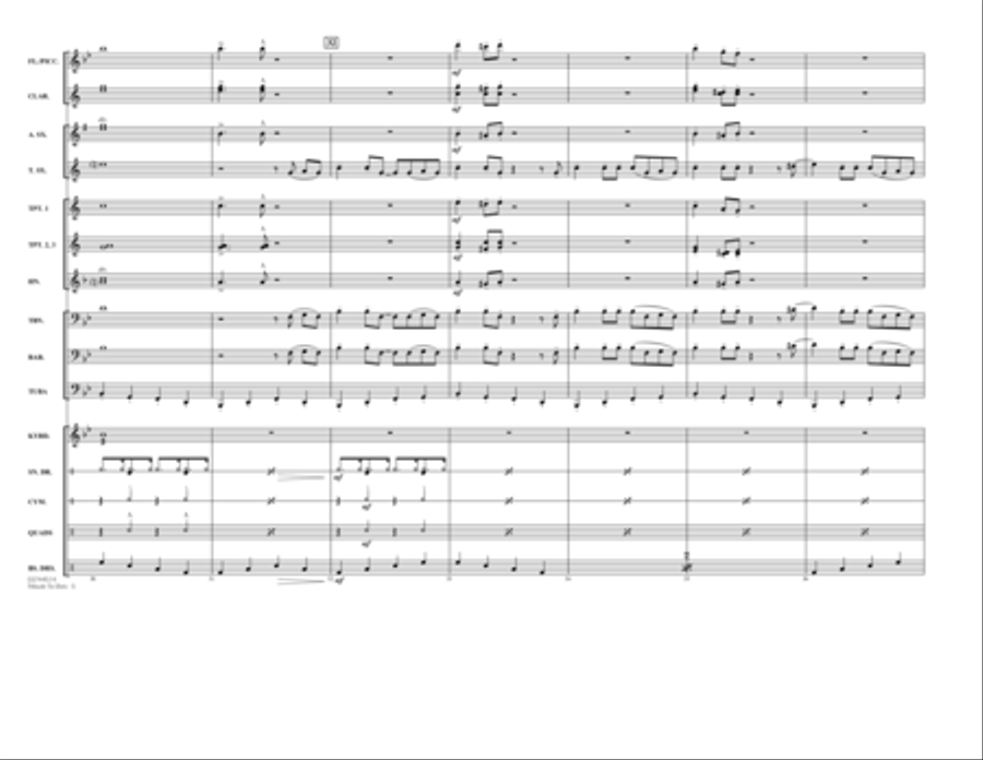 Tribute To Elvis Dont Be Cruel And All Shook Up - Full Score Score scores gallery preview page 5