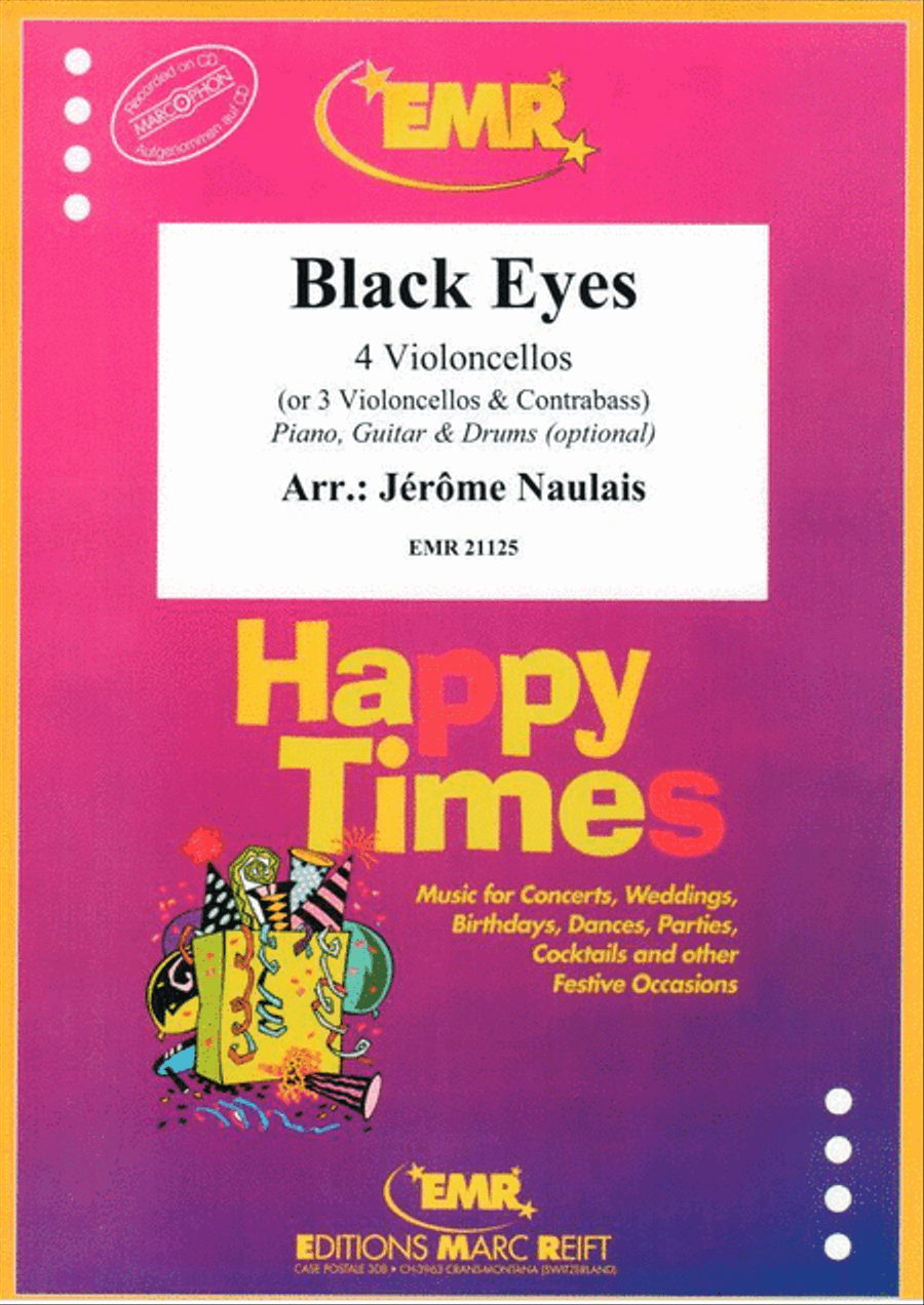 Black Eyes Cello scores gallery preview page 1