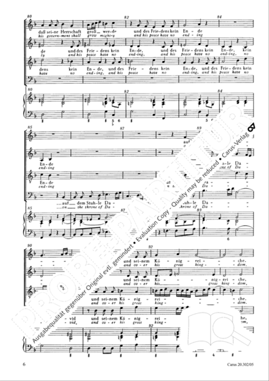 A child is born unto us 4-Part scores gallery preview page 7