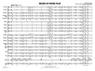 Blues in Hoss Flat (Blues in Frankie's Flat) (arr. Mark Taylor) - Conductor Score (Full Score)