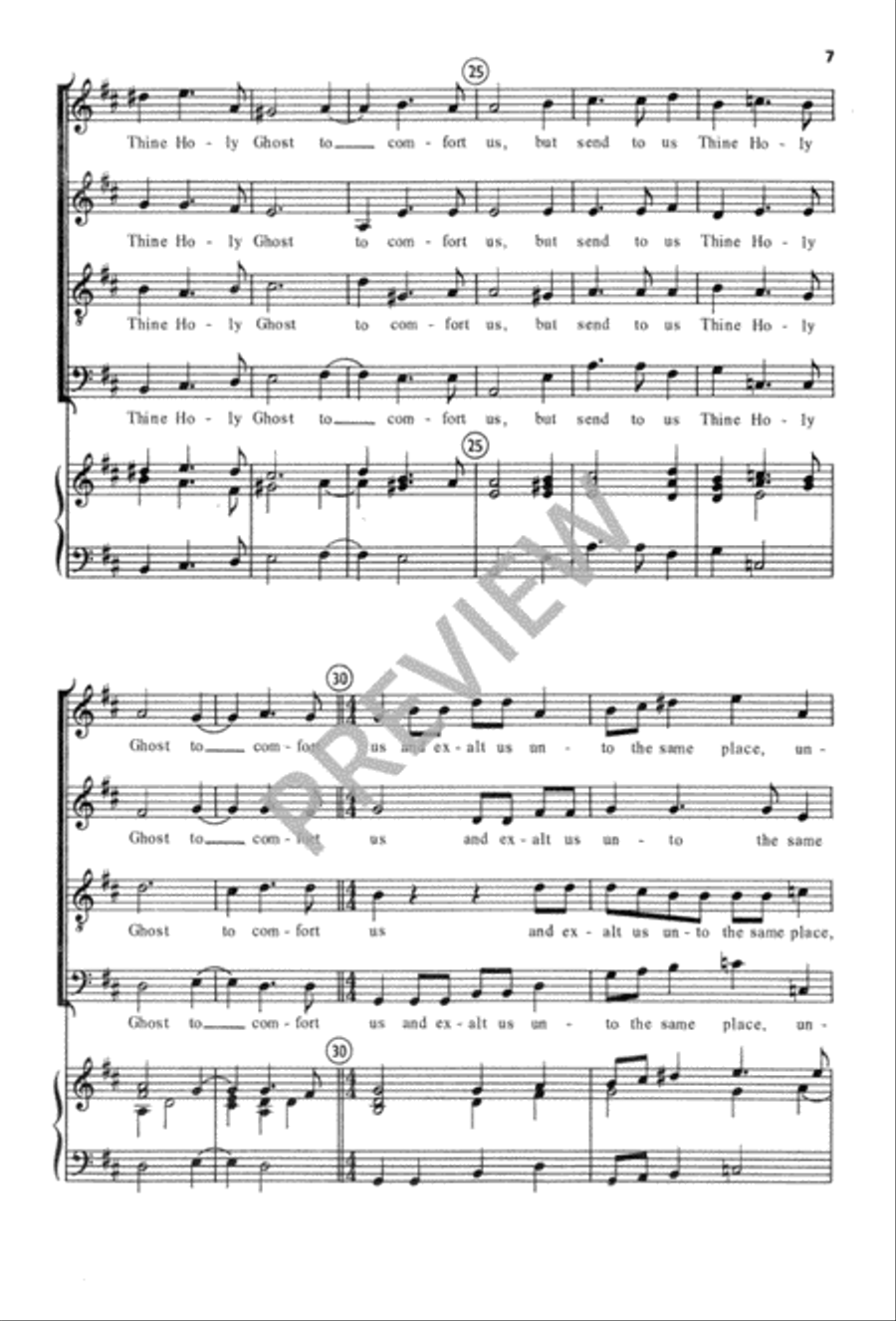 O God, the King of Glory O God, the King of Glory 4-Part scores gallery preview page 8