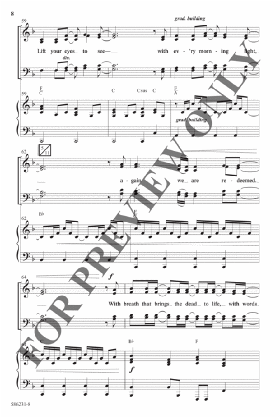 Power to Redeem - Anthem Power to Redeem - Anthem Choir scores gallery preview page 8