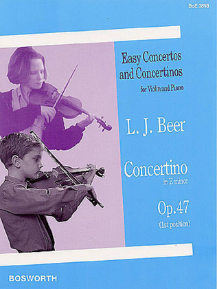 Book cover for Concertino in E Minor Op. 47