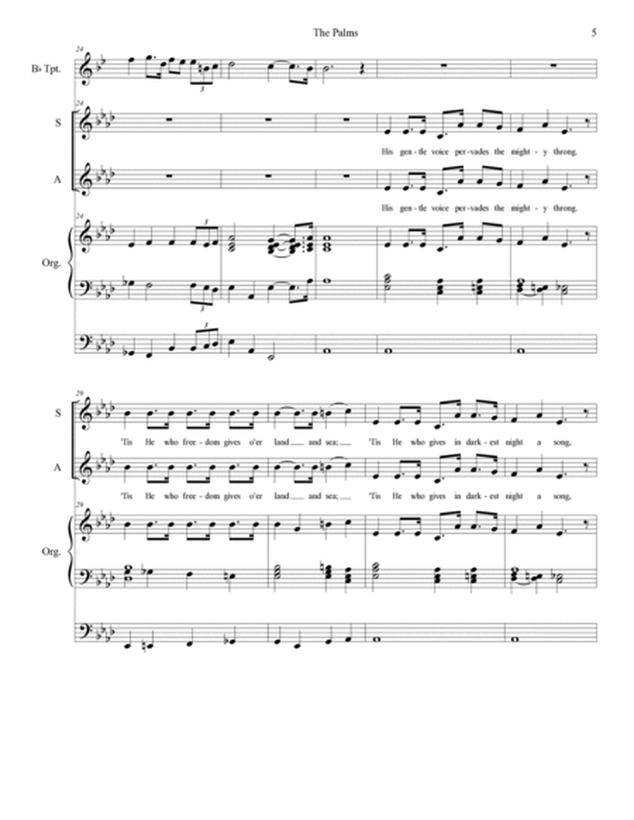 The Palms (SATB) image number null