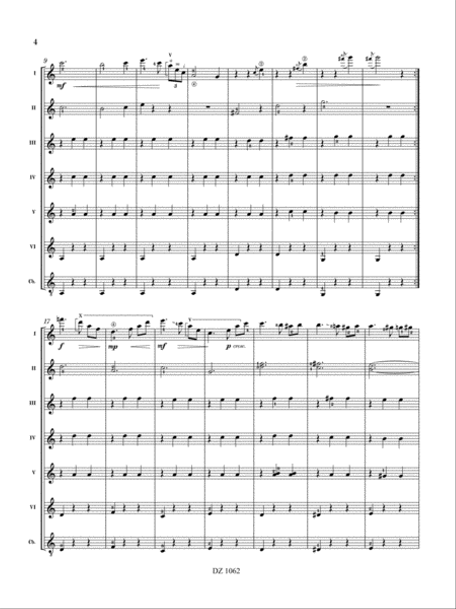 Valse noble Valse noble Guitar Ensemble scores gallery preview page 4