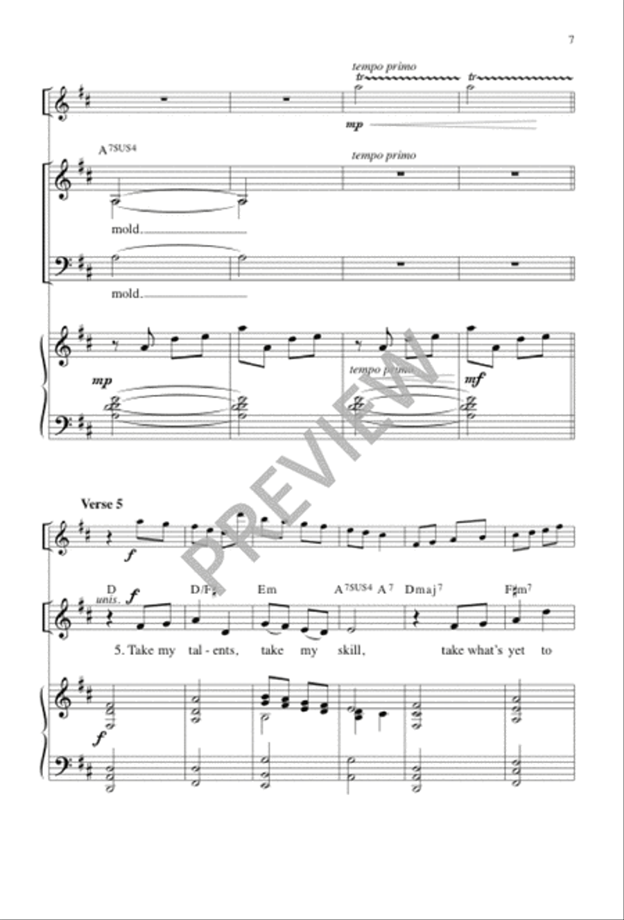 Take This Moment 3-Part scores gallery preview page 7