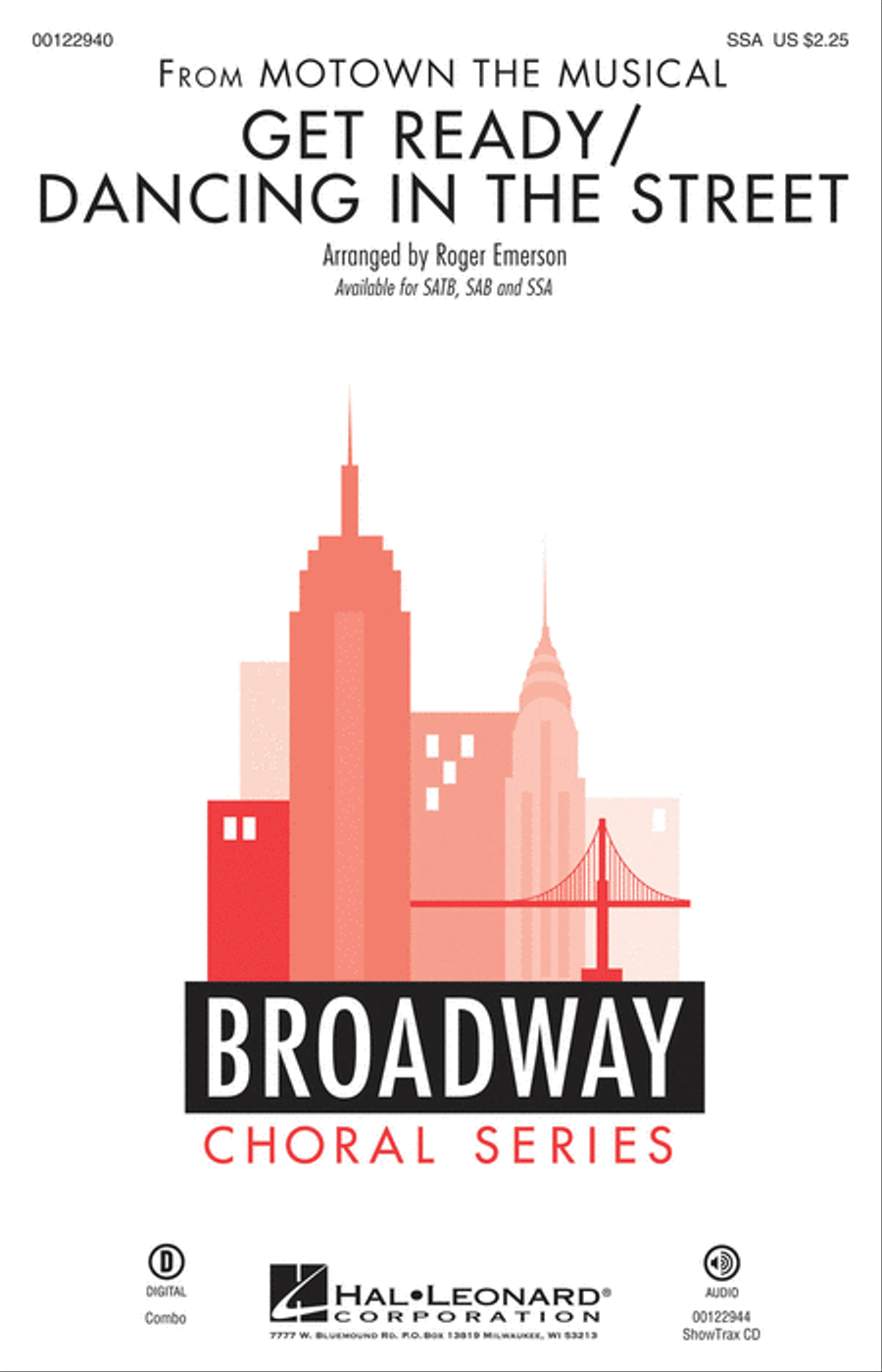 Get Ready/Dancing in the Street SSA scores gallery preview page 1