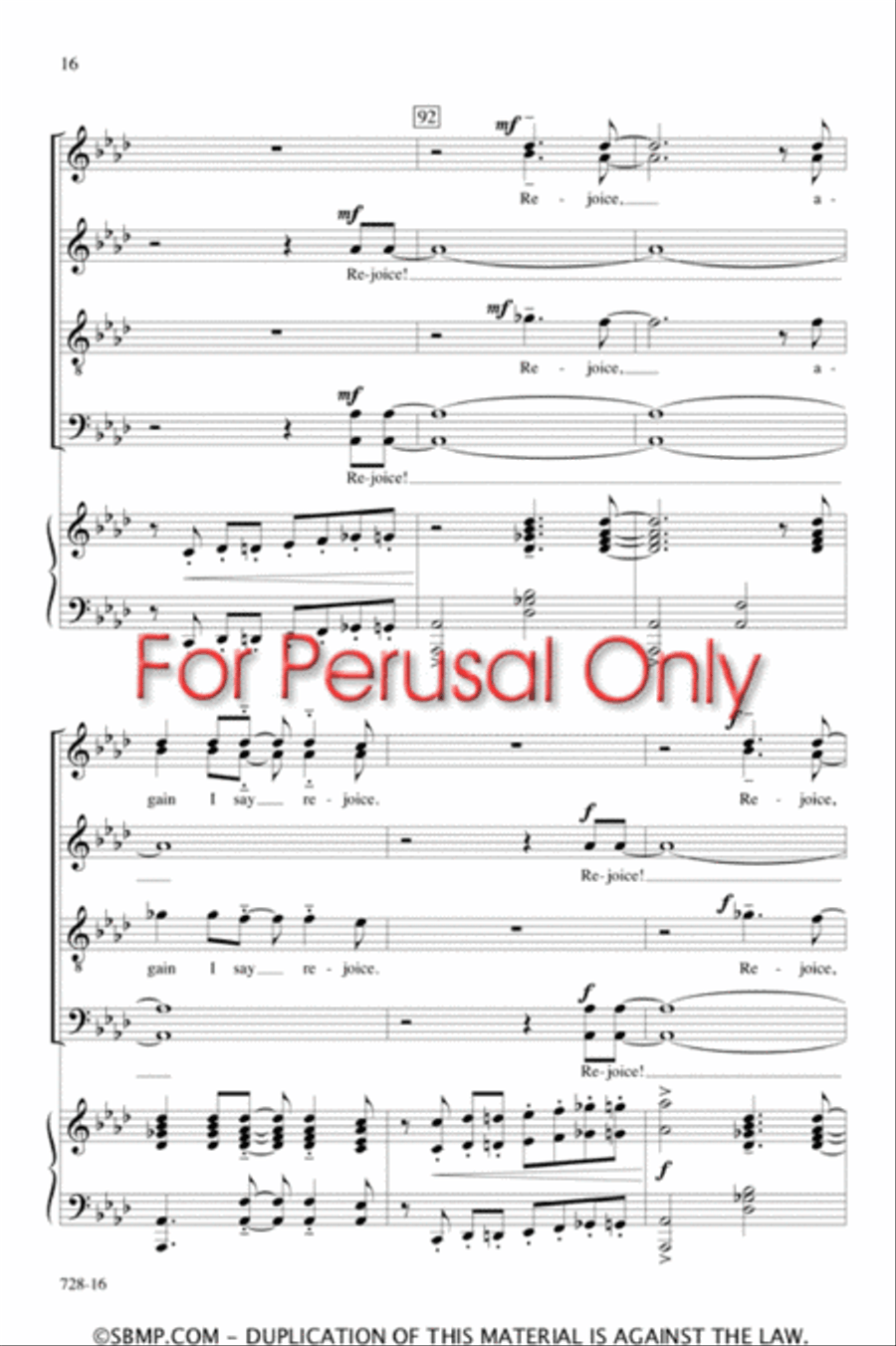 Rejoice! - SATB Octavo Rejoice! - SATB Octavo 4-Part scores gallery preview page 15
