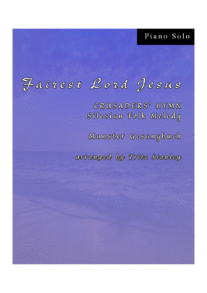 Book cover for Fairest Lord Jesus - Piano Solo