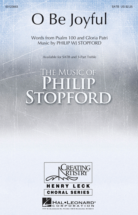 Philip Stopford : O Be Joyful (SATB)