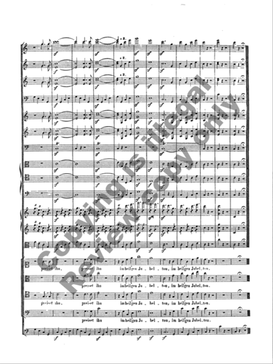 Hallelujah Chorus (Hallelujah unto God's Almighty Son!) (Orchestra Score and Parts) Choir scores gallery preview page 44