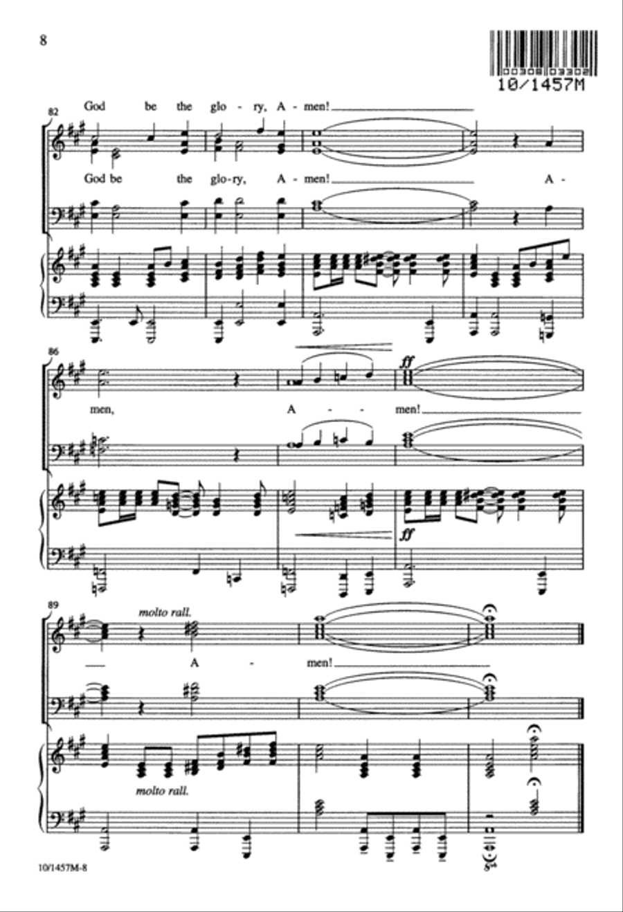 Unto God, Be Glory Divisi scores gallery preview page 8