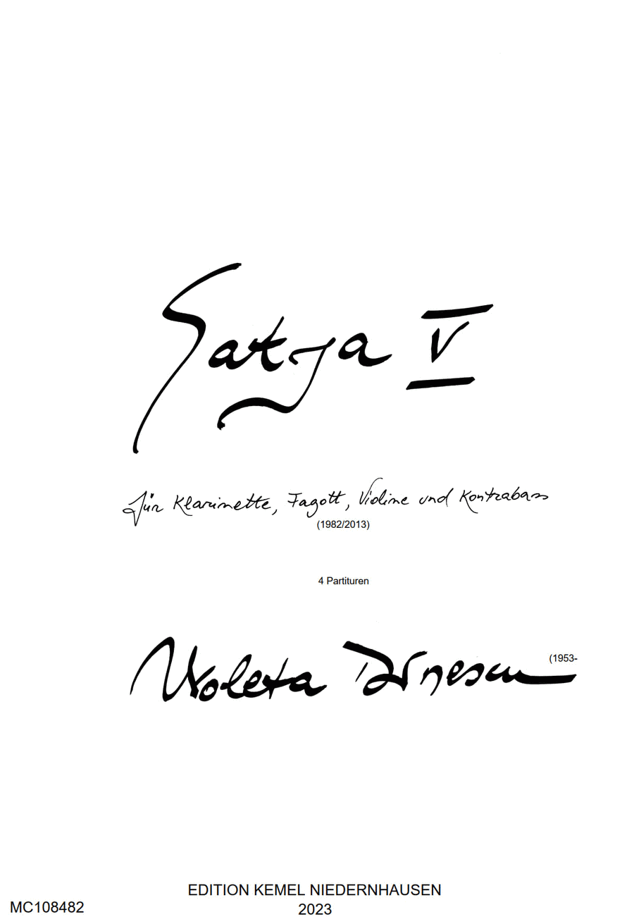 Satya V Bassoon scores gallery preview page 1