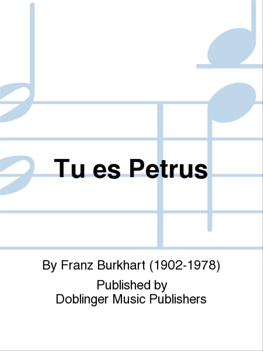 Tu es Petrus SSA scores gallery preview page 1