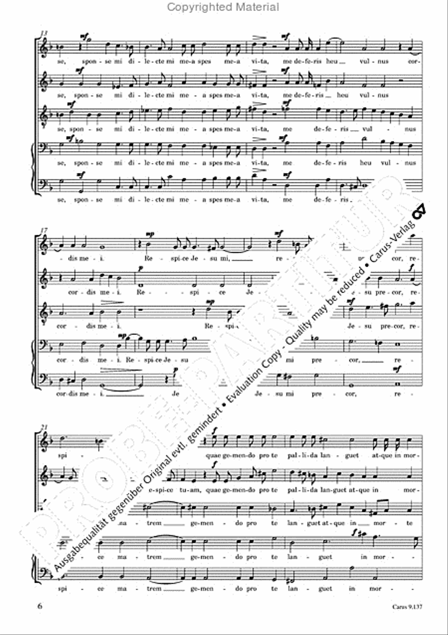 Pianto della Madonna School and Community scores gallery preview page 7