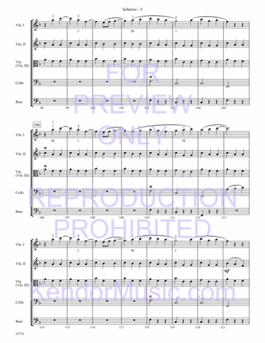 Scherzo (from Symphony No. 6) (Full Score)