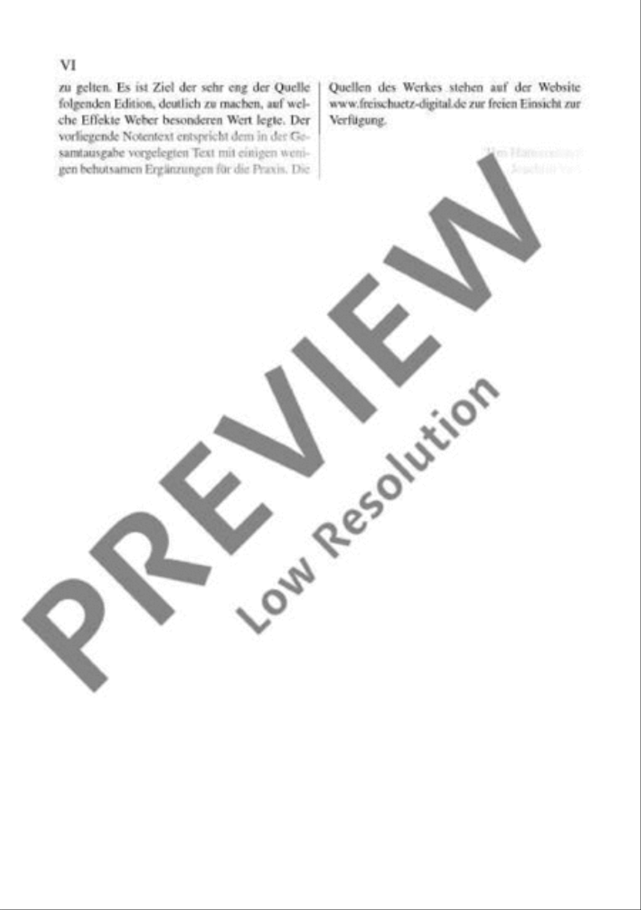Der Freischütz Der Freischütz Orchestra scores gallery preview page 7