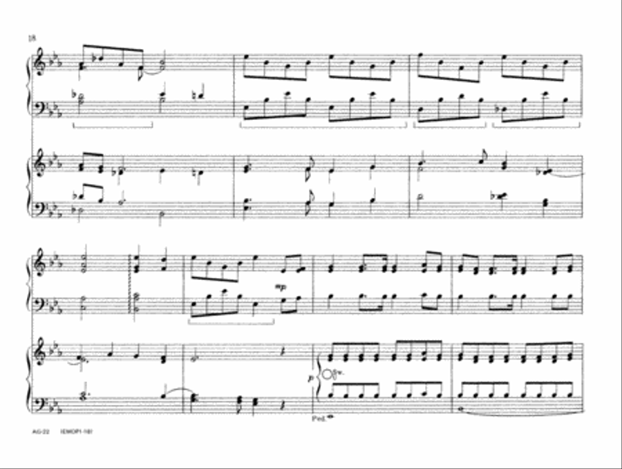 Easter Moods for Organ and Piano Vol 1 Organ scores gallery preview page 9