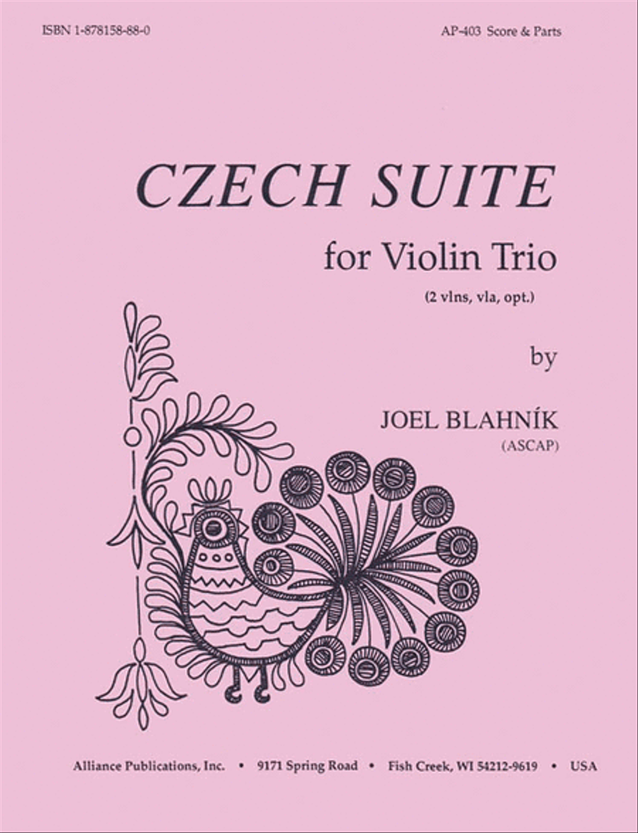 Czech Suite - Vln Trio Violin scores gallery preview page 1