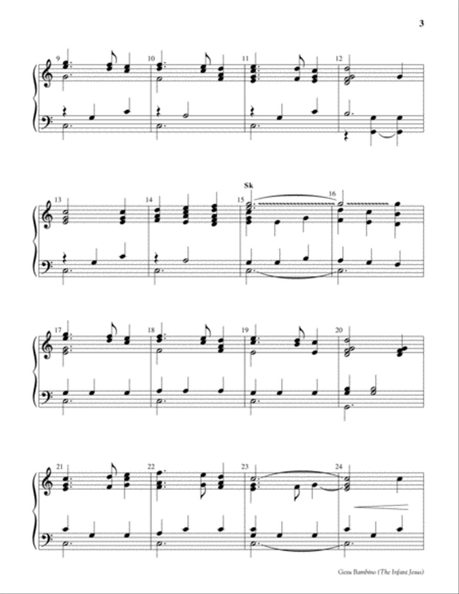 Gesu Bambino 5-Octaves scores gallery preview page 3