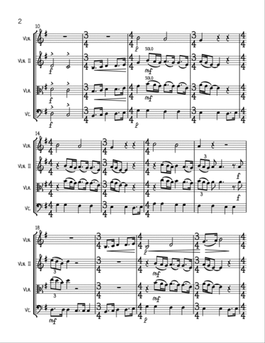 All You Need Is Love String Trio scores gallery preview page 2