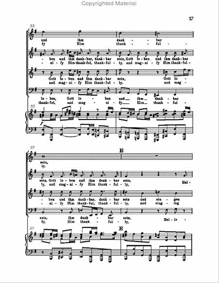 Christ lag in Todsbanden, BWV 4 Choir scores gallery preview page 17