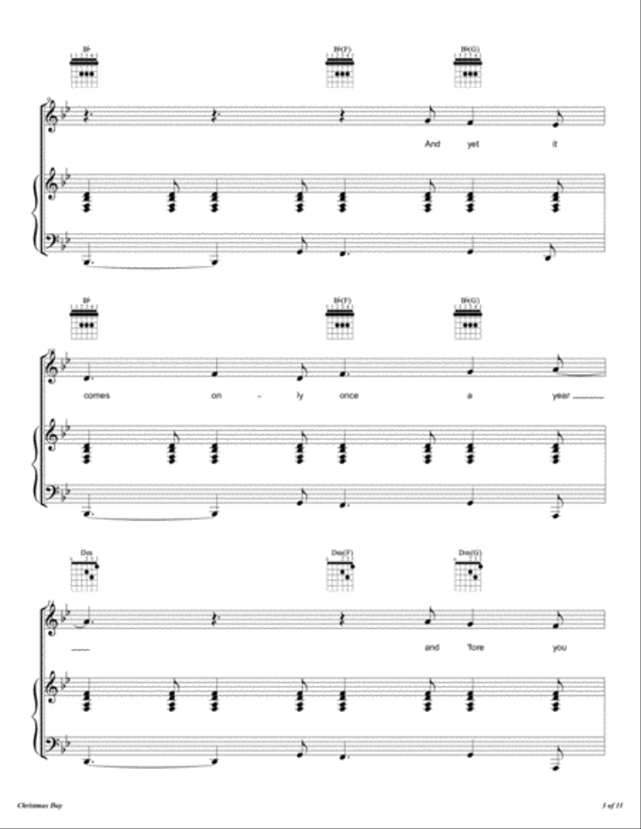 Christmas Day Voice scores gallery preview page 4