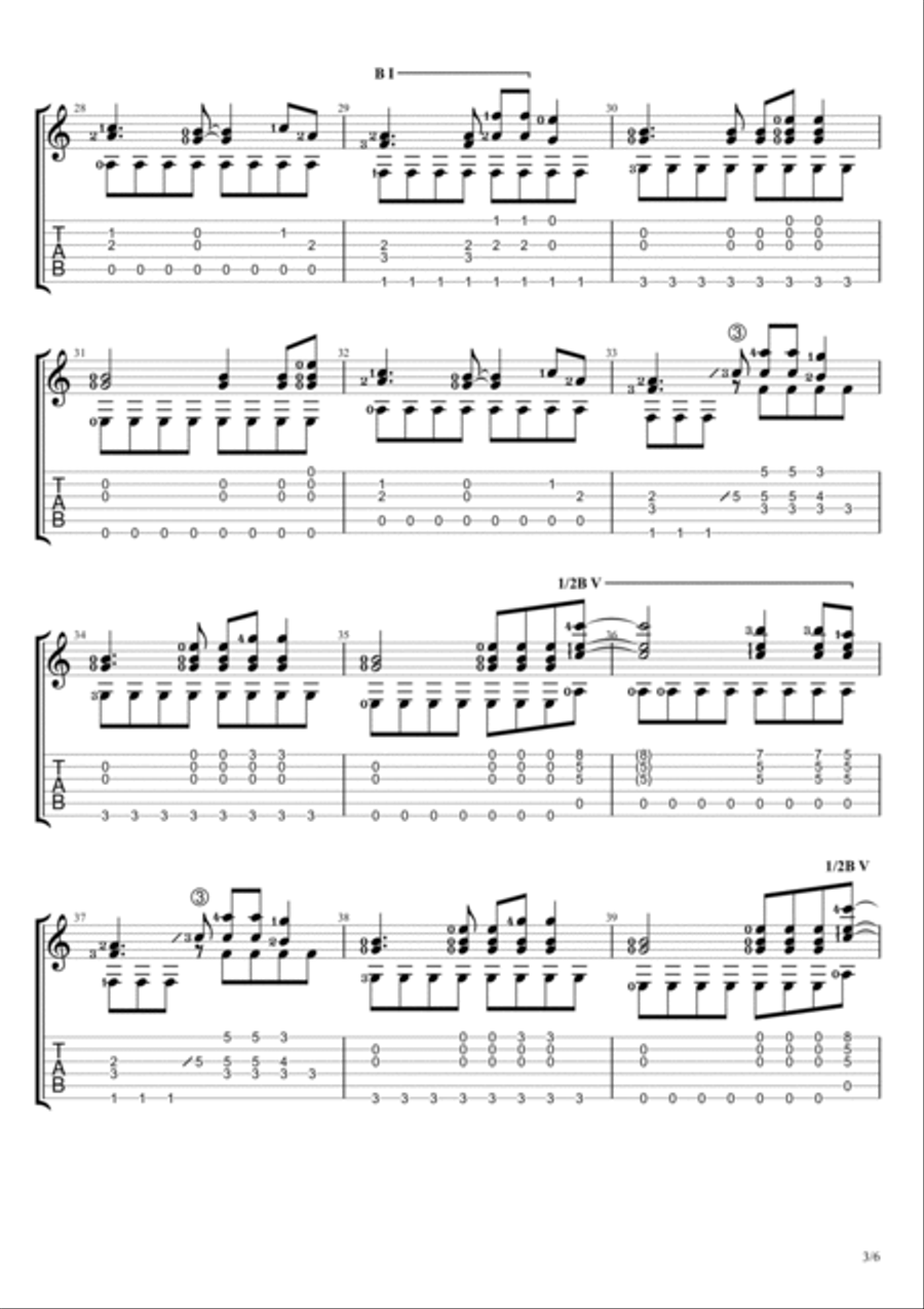 Titanium Acoustic Guitar scores gallery preview page 3