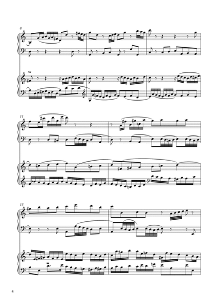Bach 2 Part Inventions for 2 pianos, 4 hands (all 15), additional piano part by Simon Peberdy image number null
